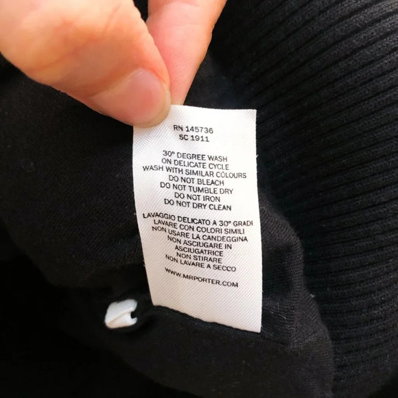 Mr. P Black Faux Shearling Full Zip Designer Bomber Jacket Men's Small - Picture 8 of 9